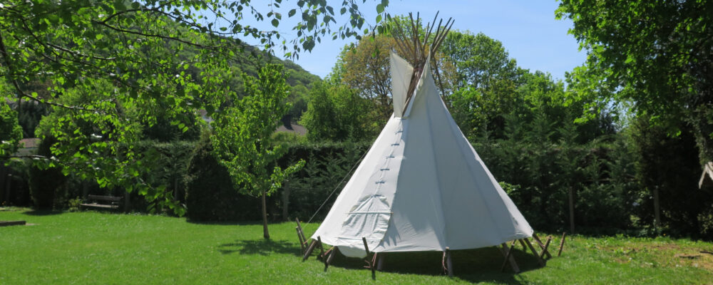 Das Tipi der Schule
